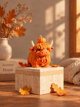 Load image into Gallery viewer, Pumpkin Head Highland cow
