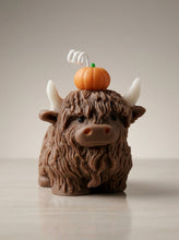 Load image into Gallery viewer, Pumpkin Head Highland cow
